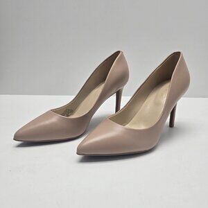 Nine West Women's Etta Natural Leather High Heels